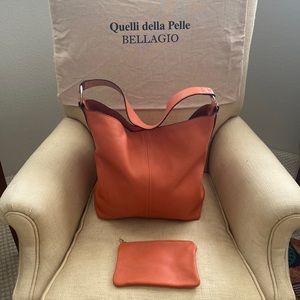 Italian leather bag from Lake Cuomo!